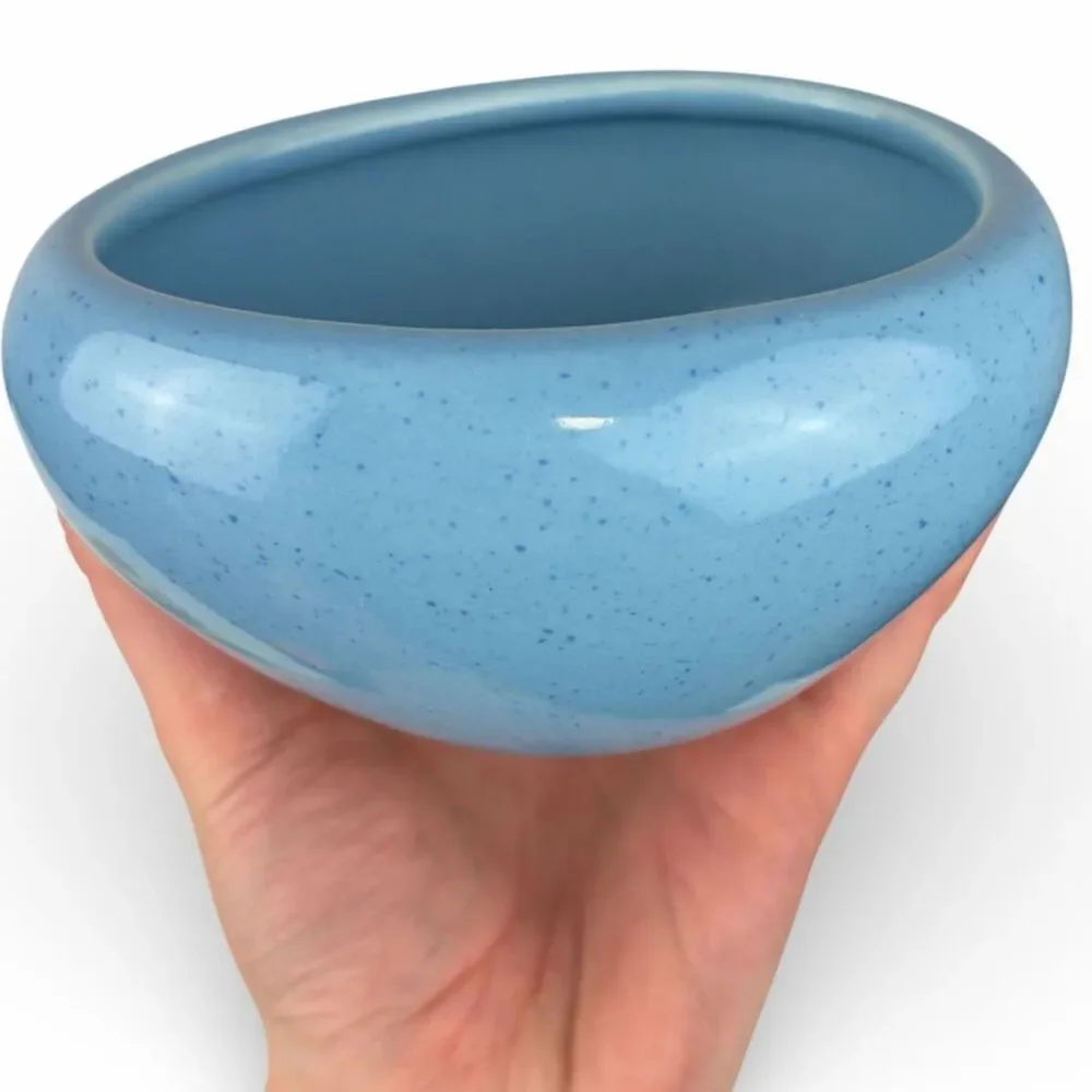 Williams-Sonoma Speckled Egg Shaped Ramekin Oven Safe Cookware Serve Dish Trio